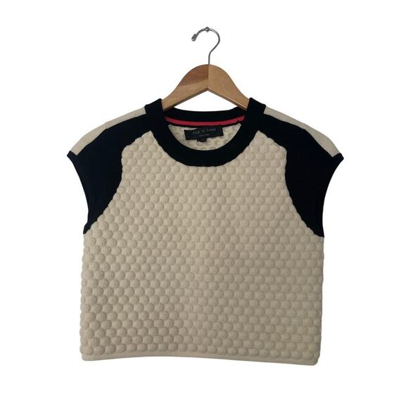 Rag & Bone Kelsie Crop Top Merino Wool Blend Size XS - Picture 3 of 6